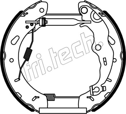 Fri.Tech. 16536 - Bremžu loku komplekts autodraugiem.lv