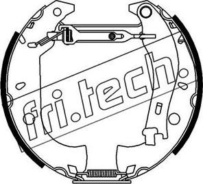 Fri.Tech. 16076 - Bremžu loku komplekts autodraugiem.lv