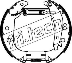 Fri.Tech. 16398 - Bremžu loku komplekts autodraugiem.lv