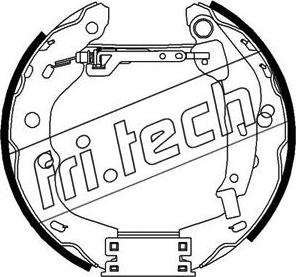 Fri.Tech. 16317 - Bremžu loku komplekts autodraugiem.lv