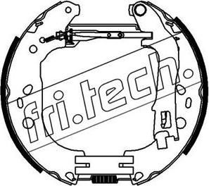 Fri.Tech. 16387 - Bremžu loku komplekts autodraugiem.lv