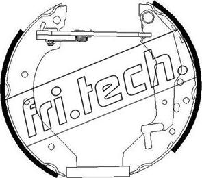 Fri.Tech. 16291 - Bremžu loku komplekts autodraugiem.lv