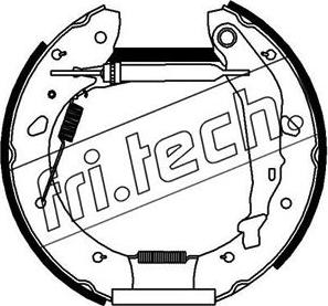 Fri.Tech. 16218 - Bremžu loku komplekts autodraugiem.lv