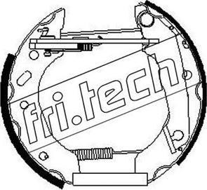 Fri.Tech. 16282 - Bremžu loku komplekts autodraugiem.lv