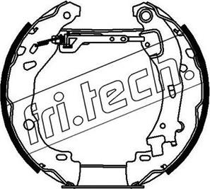 Fri.Tech. 16276 - Bremžu loku komplekts autodraugiem.lv