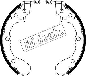 Fri.Tech. 1049.151 - Bremžu loku komplekts autodraugiem.lv