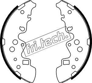 Fri.Tech. 1049.158 - Bremžu loku komplekts autodraugiem.lv