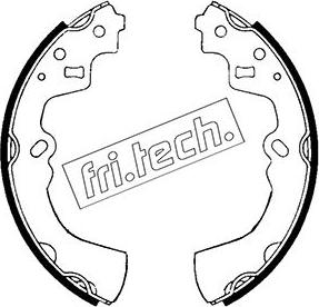 Fri.Tech. 1049.121 - Bremžu loku komplekts autodraugiem.lv