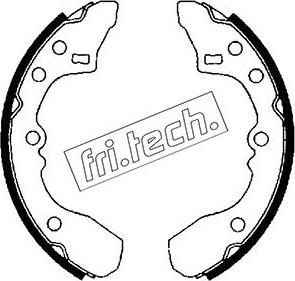 Fri.Tech. 1049.128 - Bremžu loku komplekts autodraugiem.lv