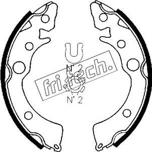 Fri.Tech. 1044.007 - Bremžu loku komplekts autodraugiem.lv