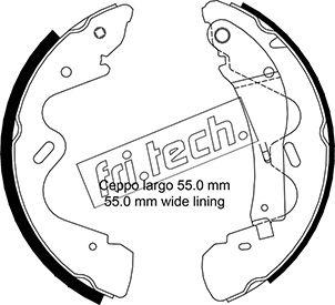 Fri.Tech. 1067.193 - Bremžu loku komplekts autodraugiem.lv