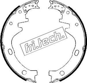 Fri.Tech. 1067.164 - Bremžu loku komplekts autodraugiem.lv