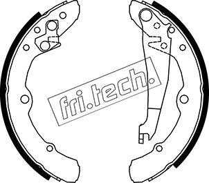 Fri.Tech. 1016.020 - Bremžu loku komplekts autodraugiem.lv