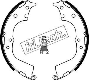 Fri.Tech. 1115.298 - Bremžu loku komplekts autodraugiem.lv