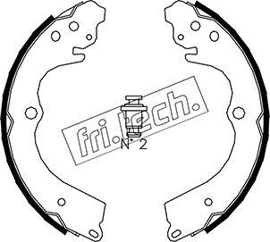 Fri.Tech. 1110.334 - Bremžu loku komplekts autodraugiem.lv