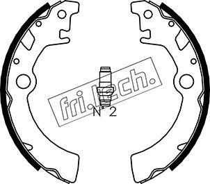 Fri.Tech. 1111.242 - Bremžu loku komplekts autodraugiem.lv