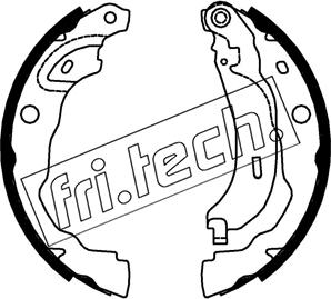 Fri.Tech. 1253.753 - Bremžu loku komplekts autodraugiem.lv