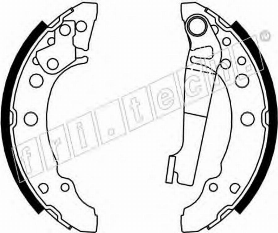 Fri.Tech. 17000 - Bremžu loku komplekts autodraugiem.lv