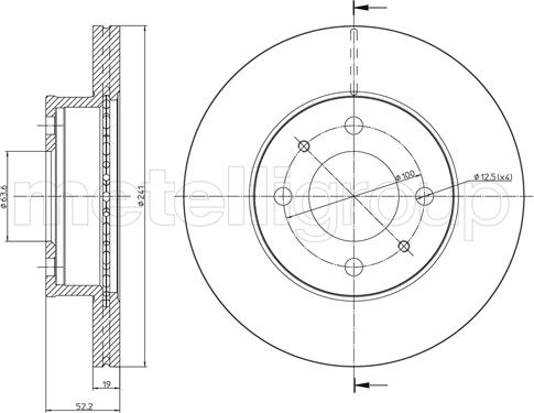 Fri.Tech. BD0916 - Bremžu diski autodraugiem.lv