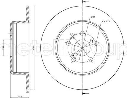 Fri.Tech. BD0448 - Bremžu diski autodraugiem.lv