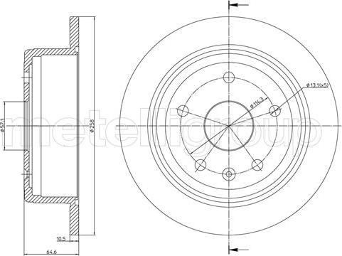 Fri.Tech. BD0101 - Bremžu diski autodraugiem.lv