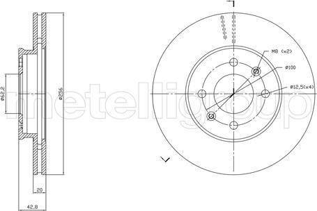 Fri.Tech. BD1870 - Bremžu diski autodraugiem.lv