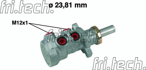 Fri.Tech. PF560 - Galvenais bremžu cilindrs autodraugiem.lv