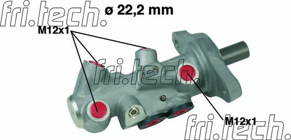 Fri.Tech. PF645 - Galvenais bremžu cilindrs autodraugiem.lv