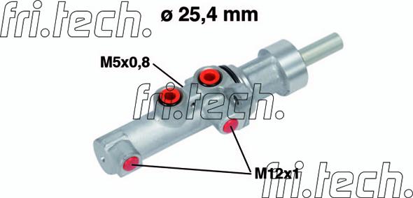 Fri.Tech. PF897 - Galvenais bremžu cilindrs autodraugiem.lv