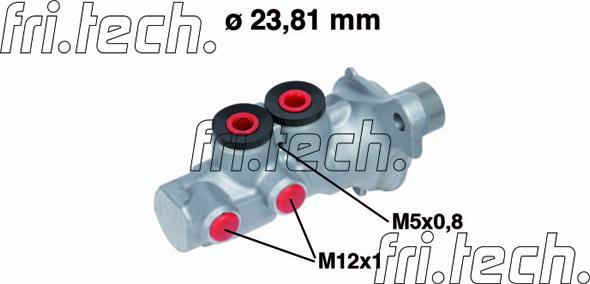 Fri.Tech. PF855 - Galvenais bremžu cilindrs autodraugiem.lv