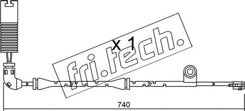 Fri.Tech. SU.195 - Indikators, Bremžu uzliku nodilums autodraugiem.lv