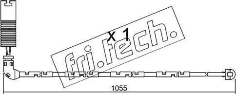 Fri.Tech. SU.196 - Indikators, Bremžu uzliku nodilums autodraugiem.lv