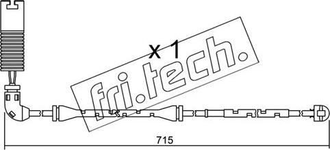 Fri.Tech. SU.155 - Indikators, Bremžu uzliku nodilums autodraugiem.lv