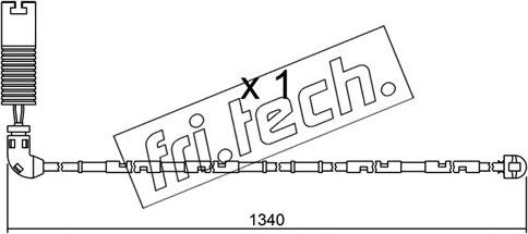 Fri.Tech. SU.113 - Indikators, Bremžu uzliku nodilums autodraugiem.lv