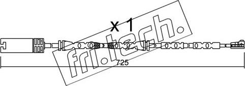 Fri.Tech. SU.302 - Indikators, Bremžu uzliku nodilums autodraugiem.lv