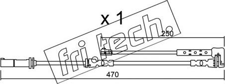 Fri.Tech. SU.338 - Indikators, Bremžu uzliku nodilums autodraugiem.lv