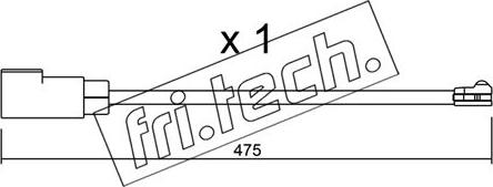 Fri.Tech. SU.329 - Indikators, Bremžu uzliku nodilums autodraugiem.lv