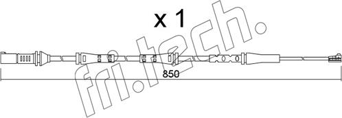 Fri.Tech. SU.374 - Indikators, Bremžu uzliku nodilums autodraugiem.lv