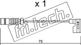 Fri.Tech. SU.251 - Indikators, Bremžu uzliku nodilums autodraugiem.lv