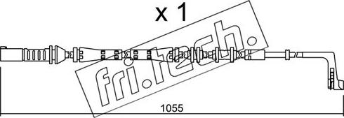 Fri.Tech. SU.283 - Indikators, Bremžu uzliku nodilums autodraugiem.lv