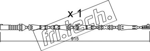 Fri.Tech. SU.287 - Indikators, Bremžu uzliku nodilums autodraugiem.lv