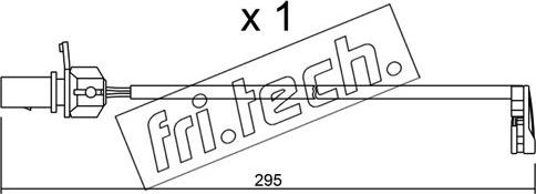 Fri.Tech. SU.224 - Indikators, Bremžu uzliku nodilums autodraugiem.lv