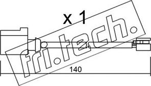 Fri.Tech. SU.274 - Indikators, Bremžu uzliku nodilums autodraugiem.lv