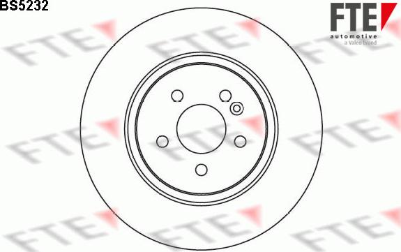 FTE BS5232 - Bremžu diski autodraugiem.lv