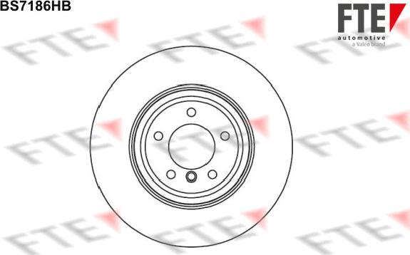 FTE BS7186HB - Bremžu diski autodraugiem.lv
