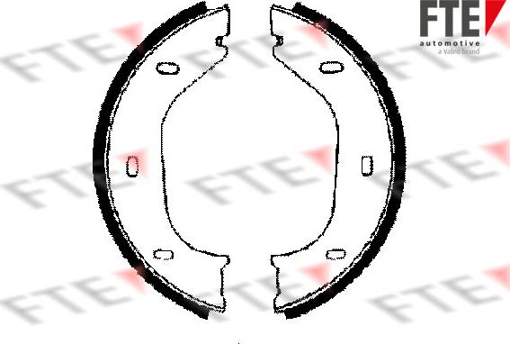 FTE 9100004 - Bremžu loku kompl., Stāvbremze autodraugiem.lv