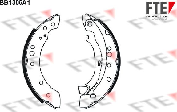 FTE BB1306A1 - Bremžu loku komplekts autodraugiem.lv
