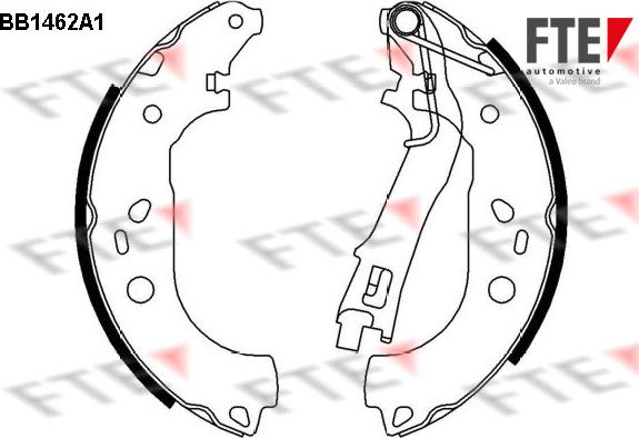 FTE BB1462A1 - Bremžu loku komplekts autodraugiem.lv