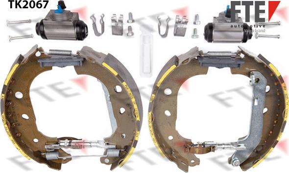 FTE TK2067 - Bremžu loku komplekts autodraugiem.lv