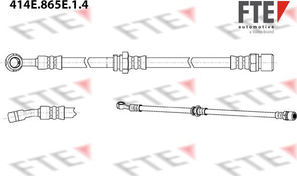 FTE 9240954 - Bremžu šļūtene autodraugiem.lv